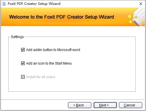 Foxit PDF Creator 3.1.0.1210