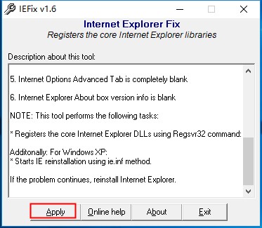 IE修复工具 1.6