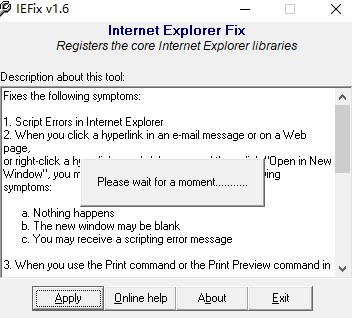 IE修复工具 1.6